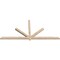Ekena Millwork Kennewick Smooth Timber Gable Bracket, Douglas Fir, 108"W x 49"H x 3 1/2"D x 3 1/2"F, 11/12 Pitch GBW108X49X0404KEN00SDF - alternate 5